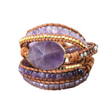 Natural Amethyst Handmade Bracelet