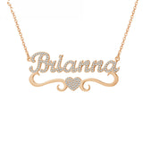 Personalized Heart Necklace