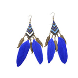 Long Feather Earrings