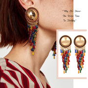 Summer collection : Fringe Drop Fashion Crystal Earrings