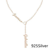 925 Sterling Silver Personalized Name Necklace