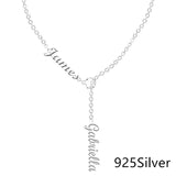 925 Sterling Silver Personalized Name Necklace