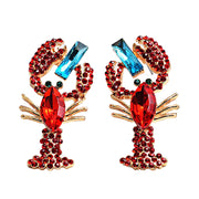 Lobster Diamond  Earrings