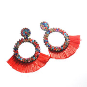 Exaggerated Colorful Big Earrings