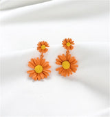 Summer collection : Daisy Flower Earrings Fashion Temperament All-match Earrings