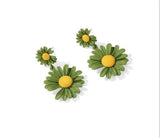 Summer collection : Daisy Flower Earrings Fashion Temperament All-match Earrings