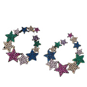 Zirconium Star Earrings