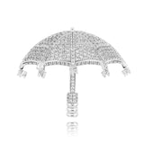 Umbrella Zircon Pendant