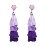 Summer collection : Bohemian multi-layer tassel earrings