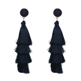 Summer collection : Bohemian multi-layer tassel earrings