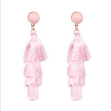 Summer collection : Bohemian multi-layer tassel earrings