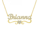 Personalized Heart Necklace