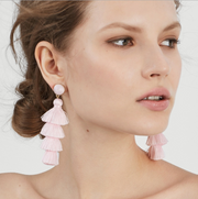 Summer collection : Bohemian multi-layer tassel earrings