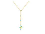 925 Sterling Silver, Gold Plated Necklace