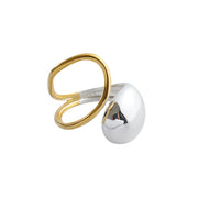 925 Sterling Silver, Modern Adjusted Ring