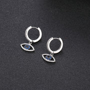 Blue Eye Zircon Earrings