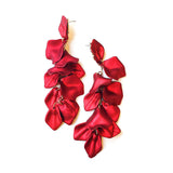 Glam Red Earrings