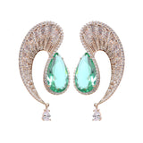 Emerald Glamour Earrings