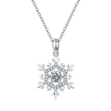 Moissanite Diamond, 925 Sterling Silver Necklace