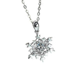 Moissanite Diamond, 925 Sterling Silver Necklace