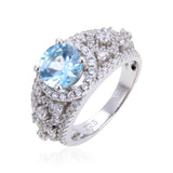 Natural gemstones, 925 Sterling Silver Ring