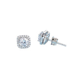 Moissanite Diamond Earrings, 925 Sterling Silver