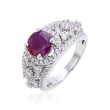 Natural gemstones, 925 Sterling Silver Ring