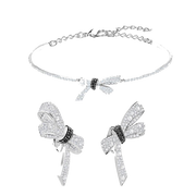 Romantic Combination of Earrings and Bracelet Set