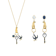 Original Combination of Necklace, Earrings and Bracelet