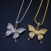 Stainless Steel Butterfly Pendant