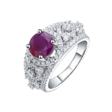 Natural gemstones, 925 Sterling Silver Ring